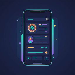 Smartphone con Amazingbet app per scommesse su Android e iOS